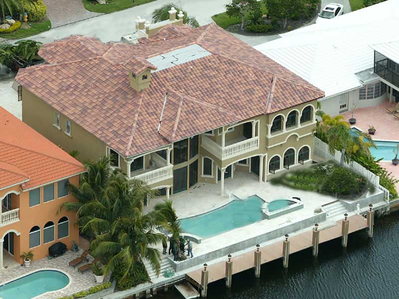 AERIAL VIEW of this 7-Bedroom,7883 Sq Ft Plan -7883