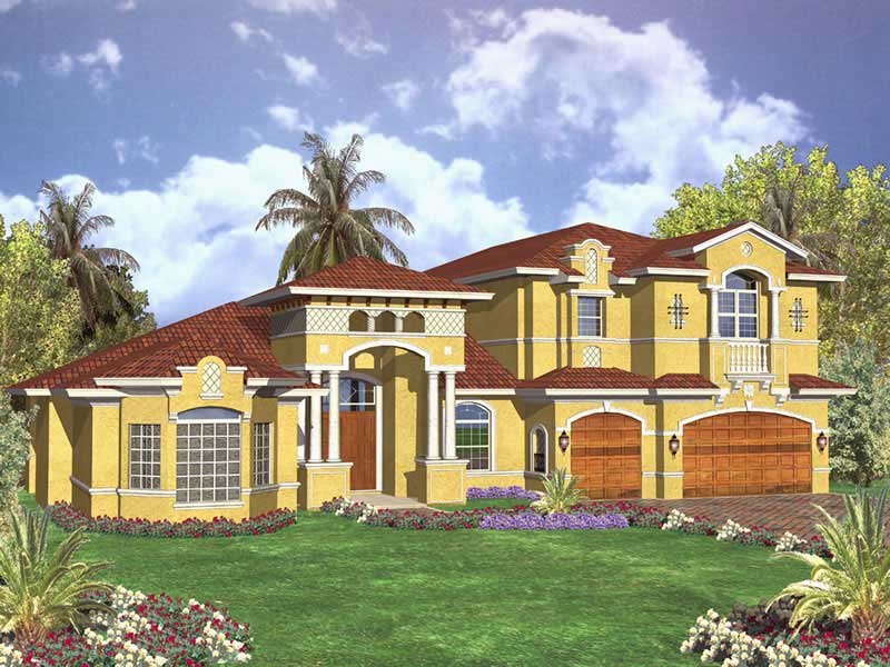 Front elevation of Cape Cod home (ThePlanCollection: House Plan #107-1043)