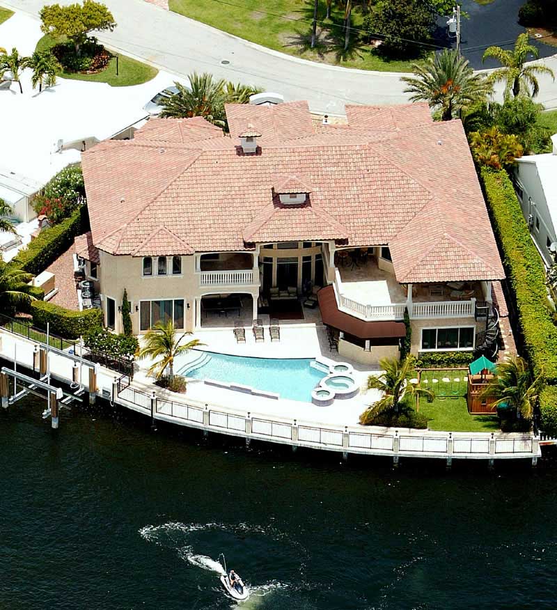 Aerial View #2 of this 6-Bedroom,7100 Sq Ft Plan -7100