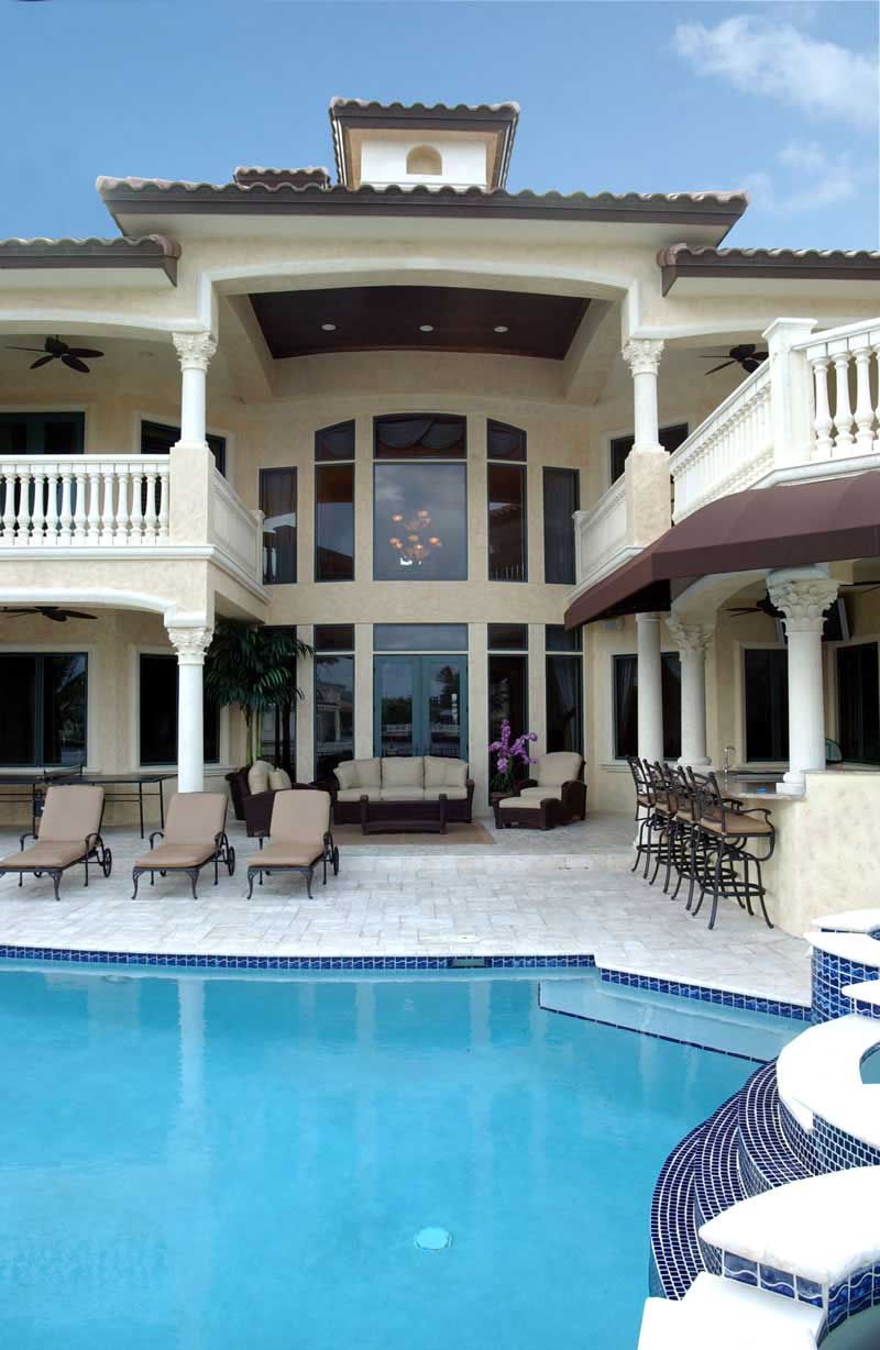 Pool View of this 6-Bedroom,7100 Sq Ft Plan -7100