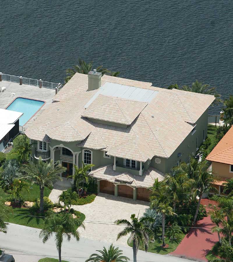 Aerial View of this 5-Bedroom, 6075 Sq Ft Plan - 107-1135