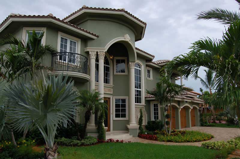 Home Plan Front Elevation of this 5-Bedroom,6075 Sq Ft Plan -107-1135