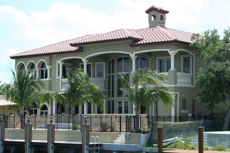 Rear View of this 5-Bedroom, 6075 Sq Ft Plan - 107-1135