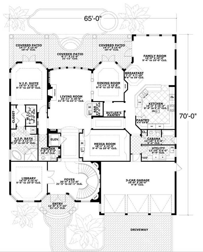 Floor Plan First Story of In-Law Suite Plan #107-1135
