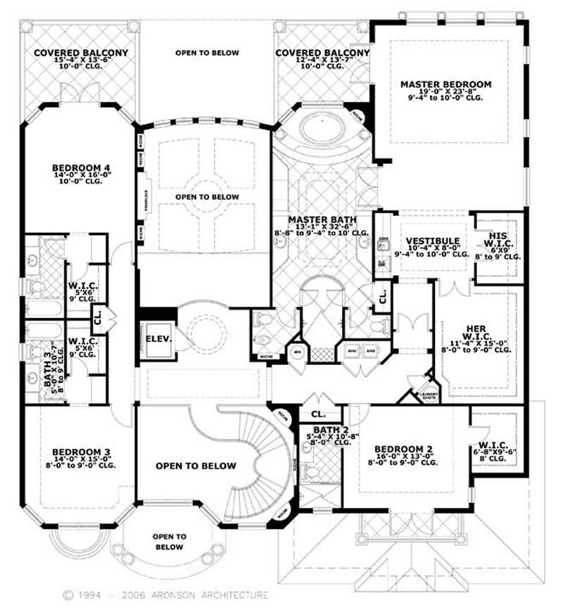 Floor Plan Second Story of In-Law Suite Plan #107-1135