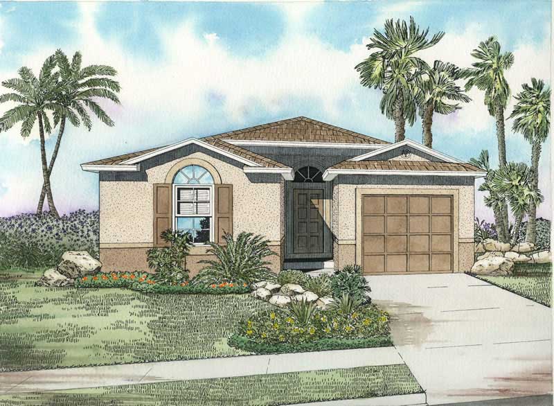 Main image for house plan # 18042