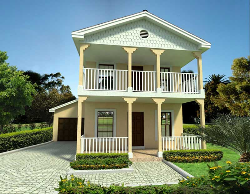 Front View of this 3-Bedroom, 1478 Sq Ft Plan - 107-1151