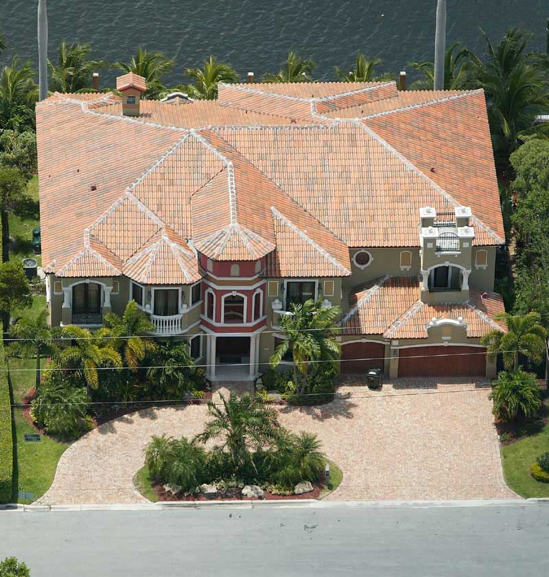 Aerial View #1 of this 7-Bedroom,6412 Sq Ft Plan -6412