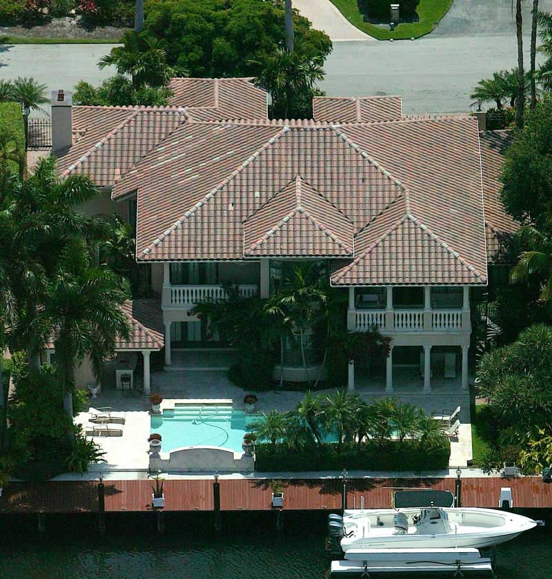 Aerial View #4 of this 5-Bedroom,5140 Sq Ft Plan -5140