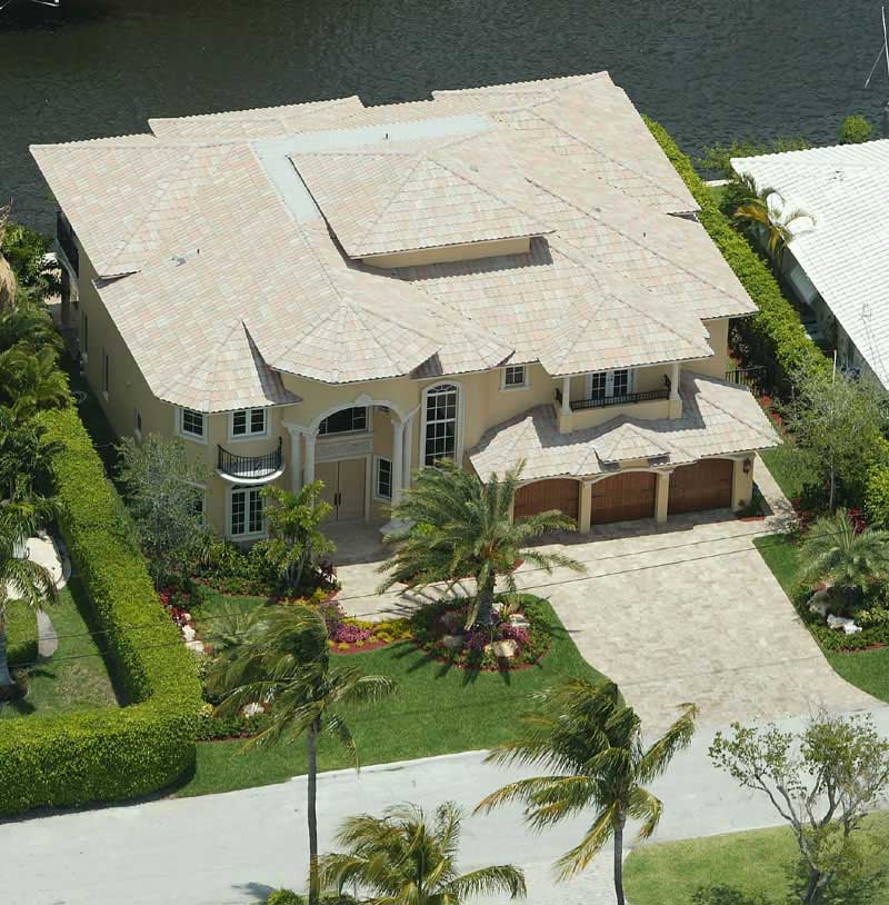 Aerial View #3 of this 5-Bedroom,5066 Sq Ft Plan -5066