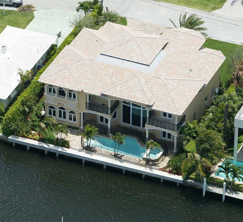 Aerial View #4 of this 5-Bedroom,5066 Sq Ft Plan -5066