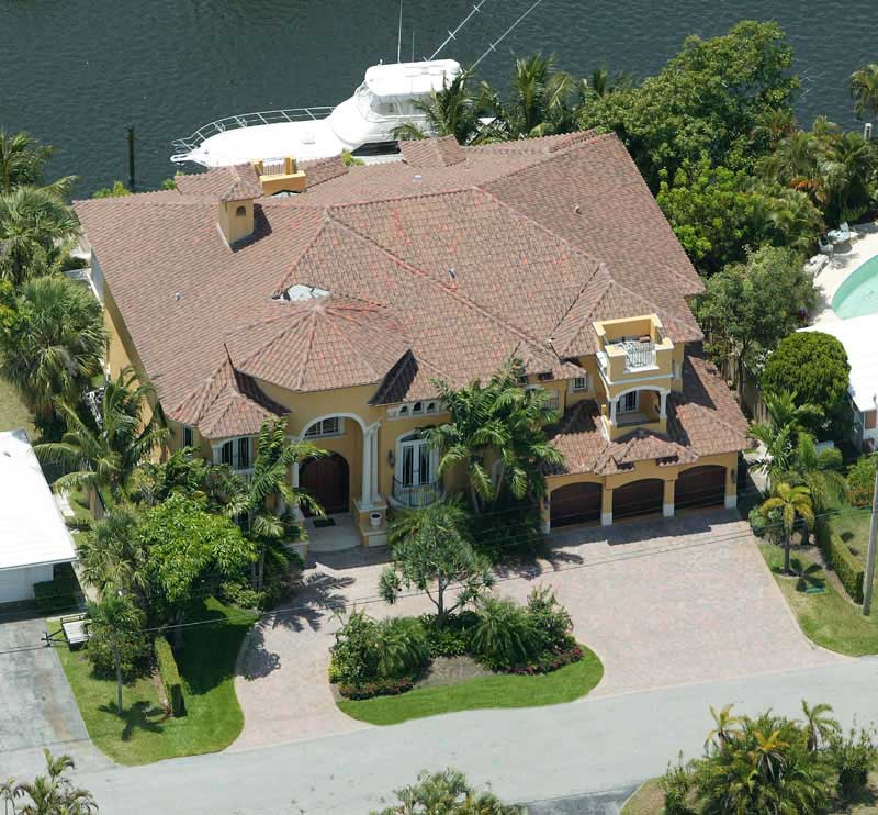 Aerial View #3 of this 6-Bedroom,6679 Sq Ft Plan -6679
