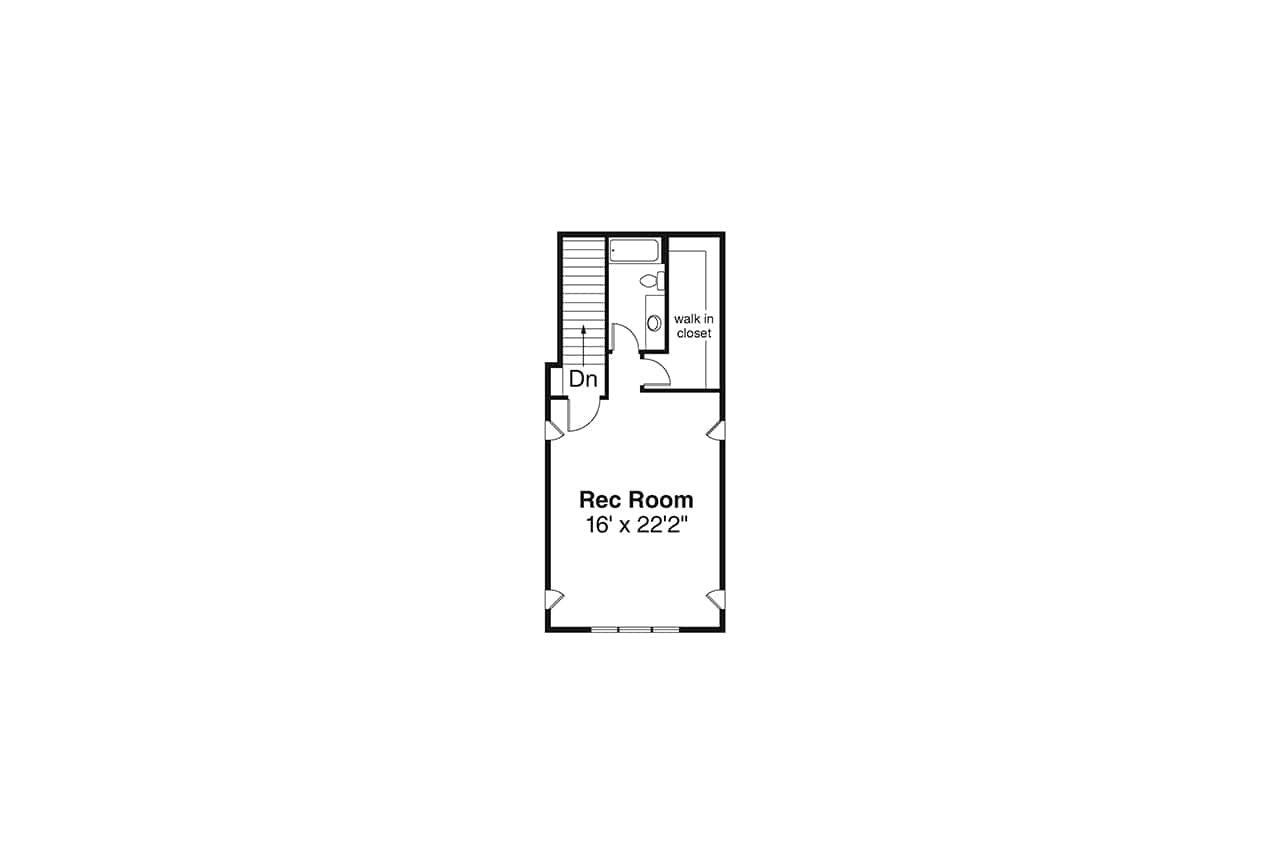 Upper Level of Cape Cod Plan #108-1016