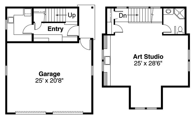 Floor Plan First Story of Craftsman Plan #108-1035