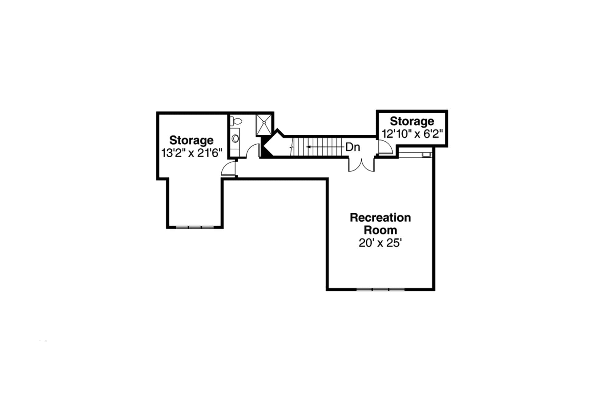 Upper Level of Cape Cod Plan #108-1068
