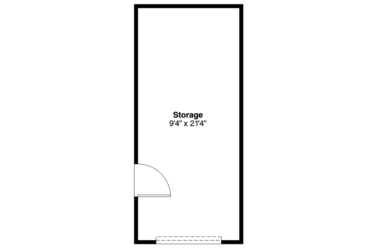 Floor Plan First Story of Specialty Plan #108-1072