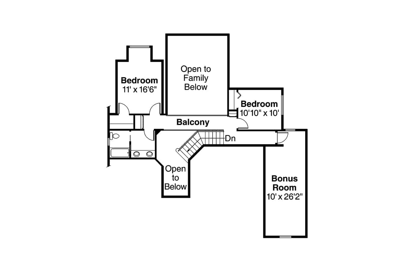 Upper Level of Country Plan #108-1081