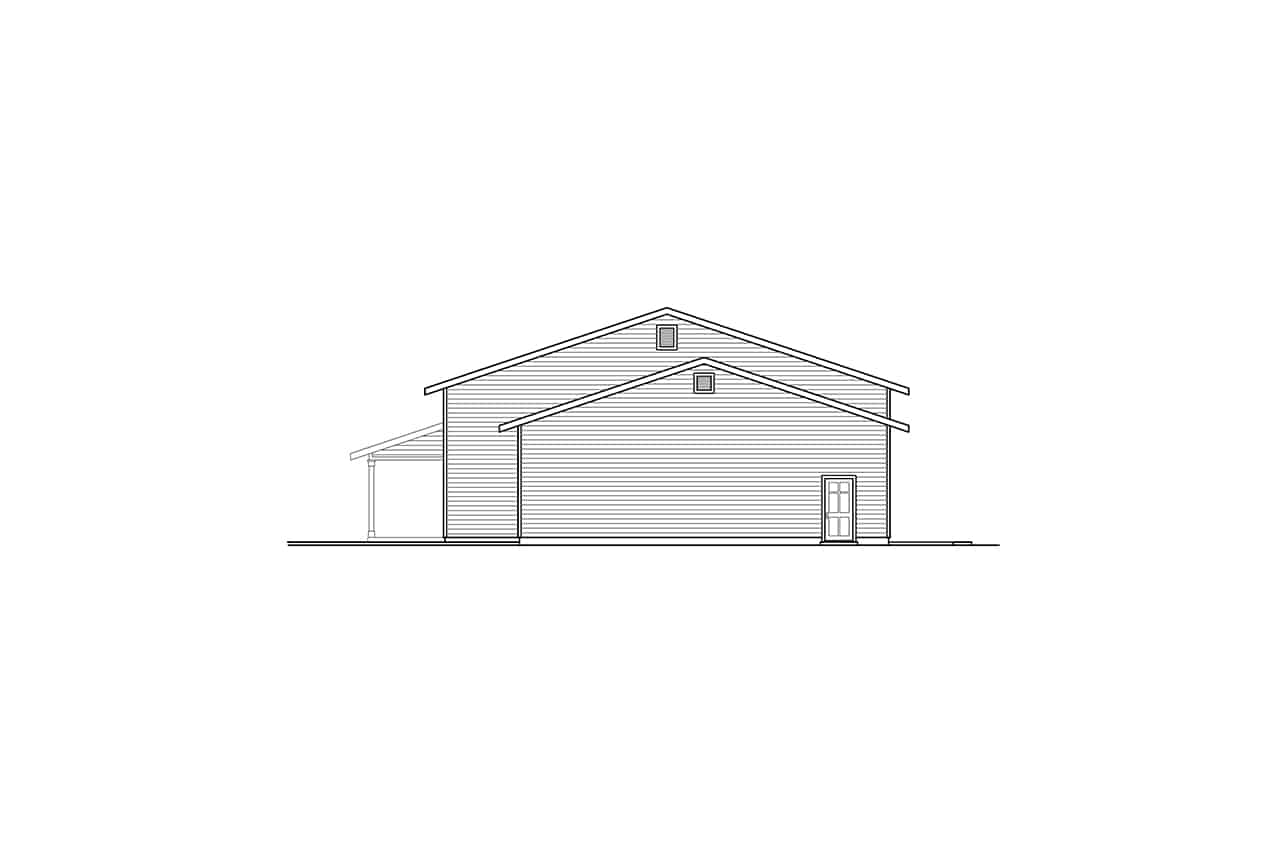 Home Plan Right Elevation of this 0-Bedroom,5836 Sq Ft Plan -108-1085