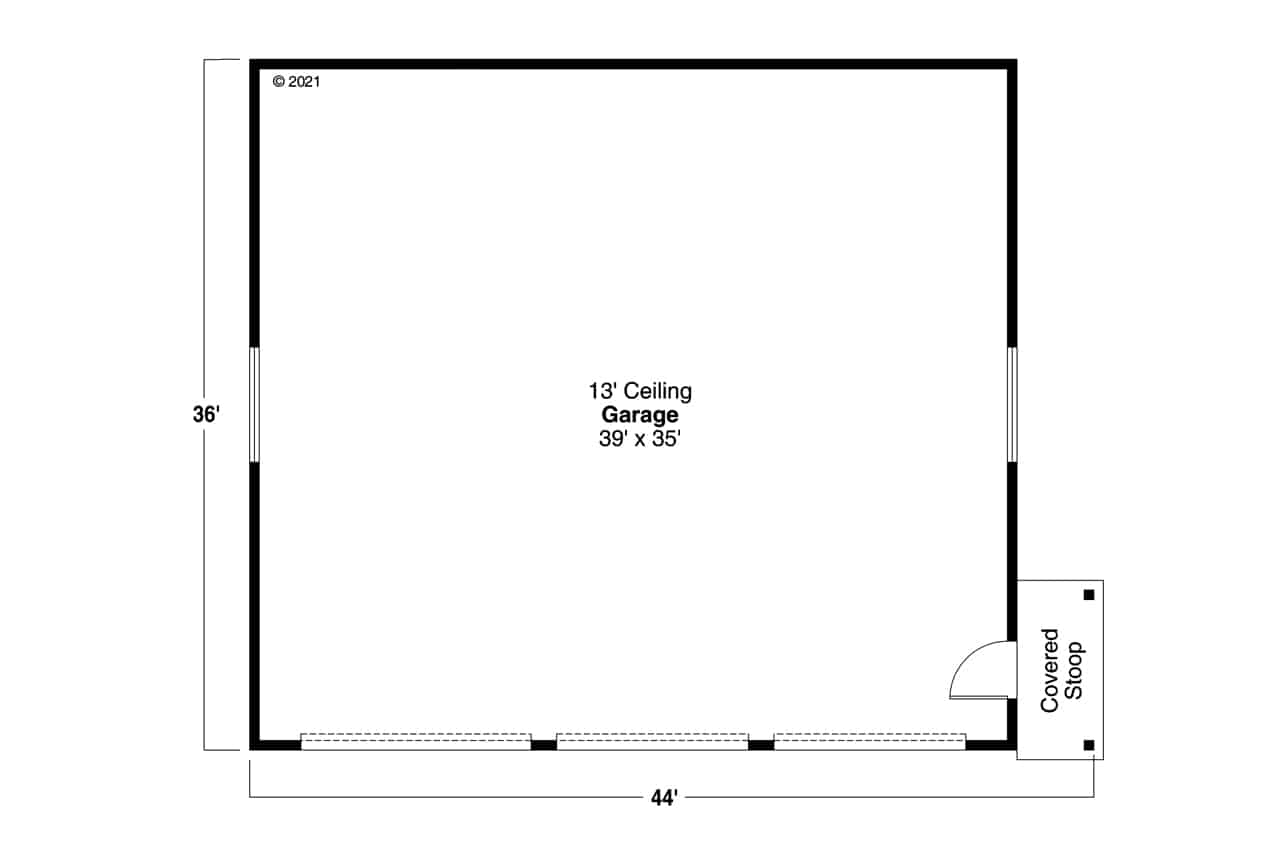 Garage of Garage Plan #108-1086