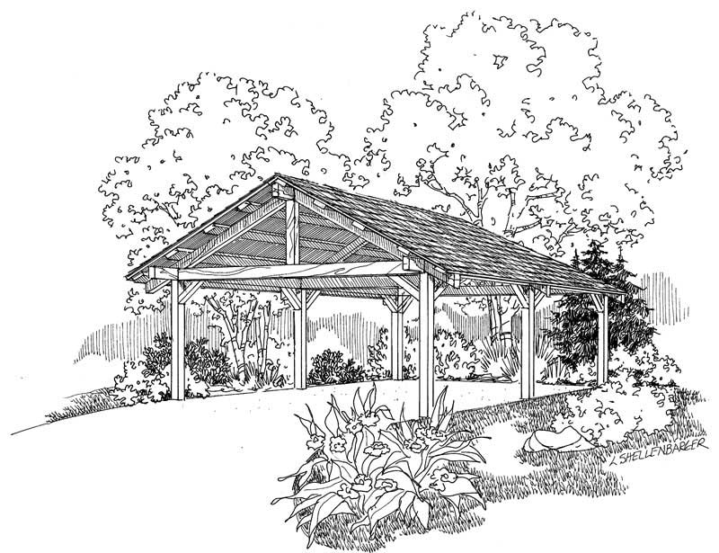 This image shows the garage style of the houseplans/ garage plans.