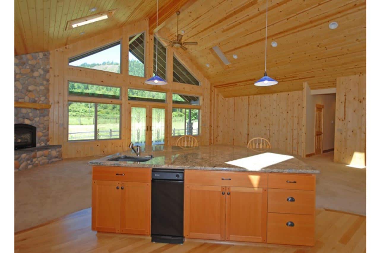 Kitchen: Kitchen Island of this 3-Bedroom,2145 Sq Ft Plan -108-1115