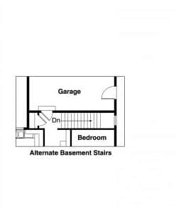 Main Level of Small House Plans #108-1140