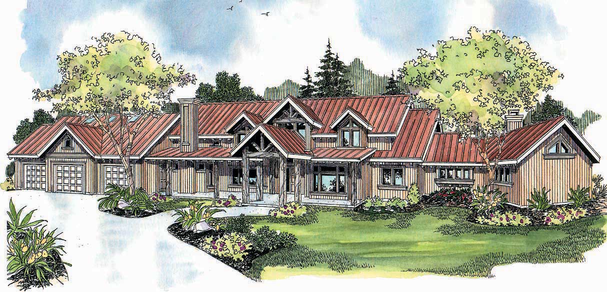 The main image for Country House Plans # ADI30-634