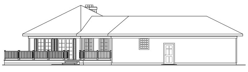 Home Plan Left Elevation of this 2-Bedroom,2320 Sq Ft Plan -108-1153