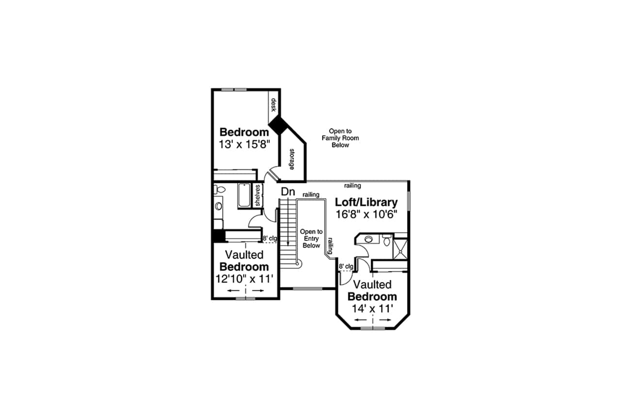 Upper Level of Country Plan #108-1168