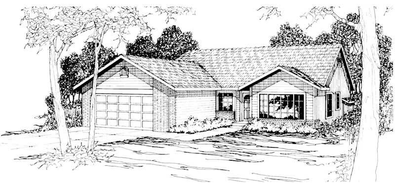 Main image for house plan # 3038