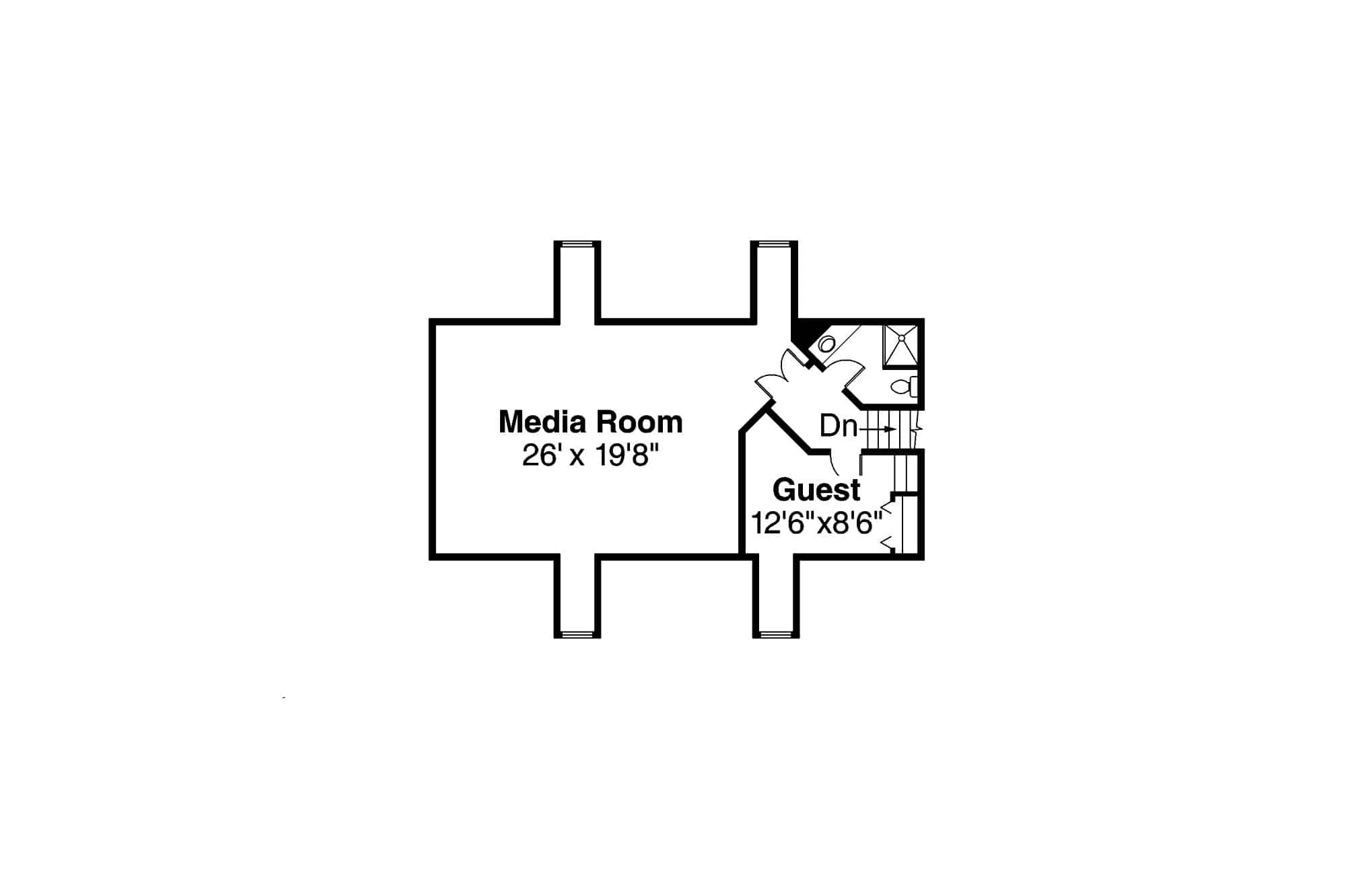 Bonus Room of Colonial Plan #108-1277