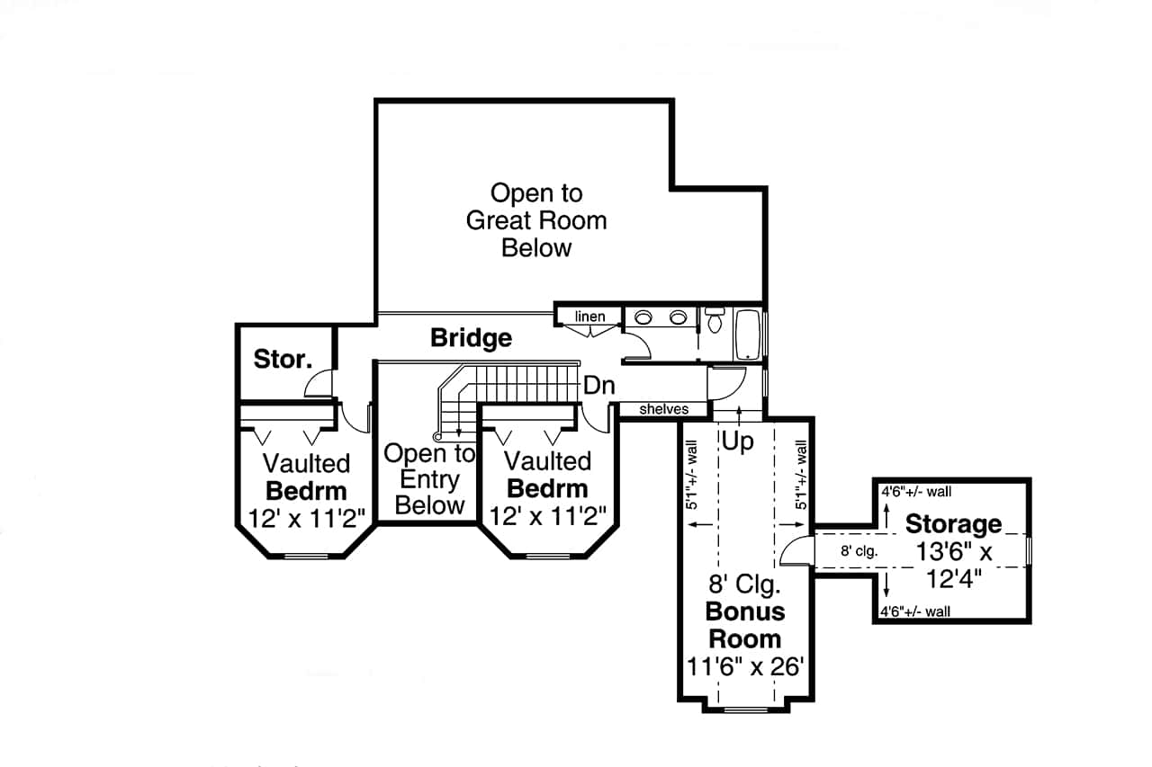 Upper Level of Country Plan #108-1295