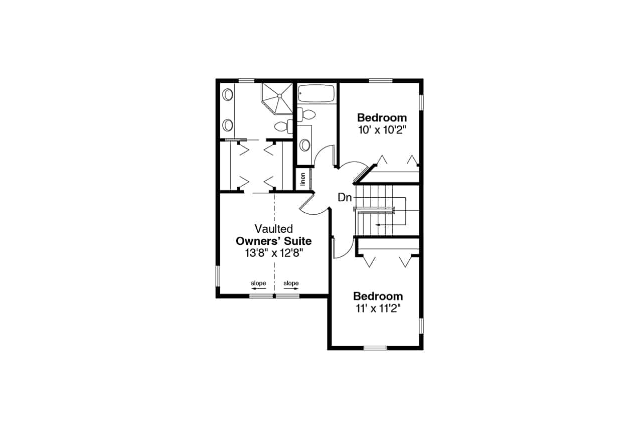 Upper Level of Country Plan #108-1329