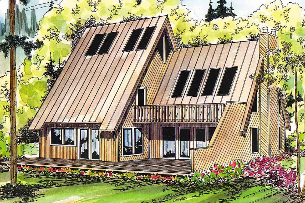 Contemporary home (ThePlanCollection: Plan #108-1337)