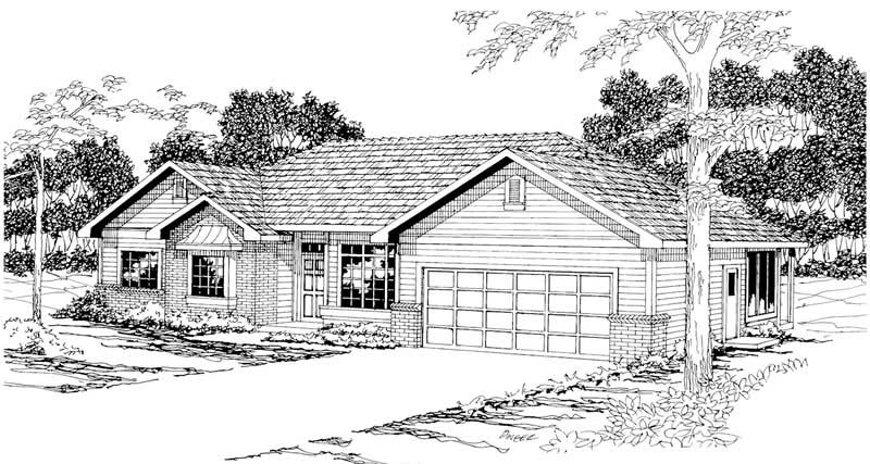 Main image for house plan # 3079