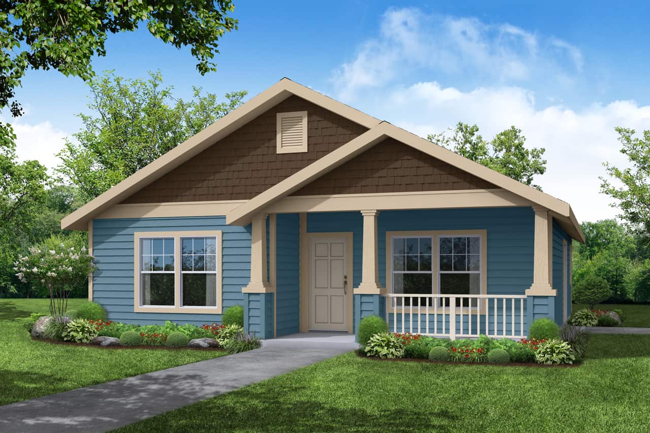 Craftsman home (ThePlanCollection: Plan #108-1426)
