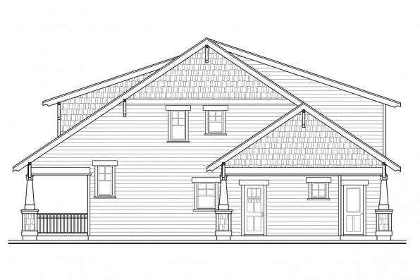 Home Plan Right Elevation of this 3-Bedroom,2026 Sq Ft Plan -108-1530