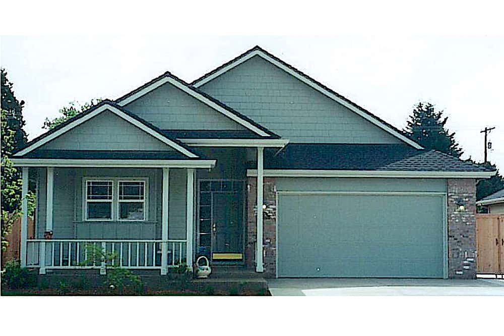 Ranch style home (ThePlanCollection: Plan #108-1552)