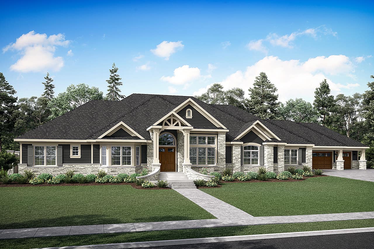 European home (ThePlanCollection: Plan #108-1601)