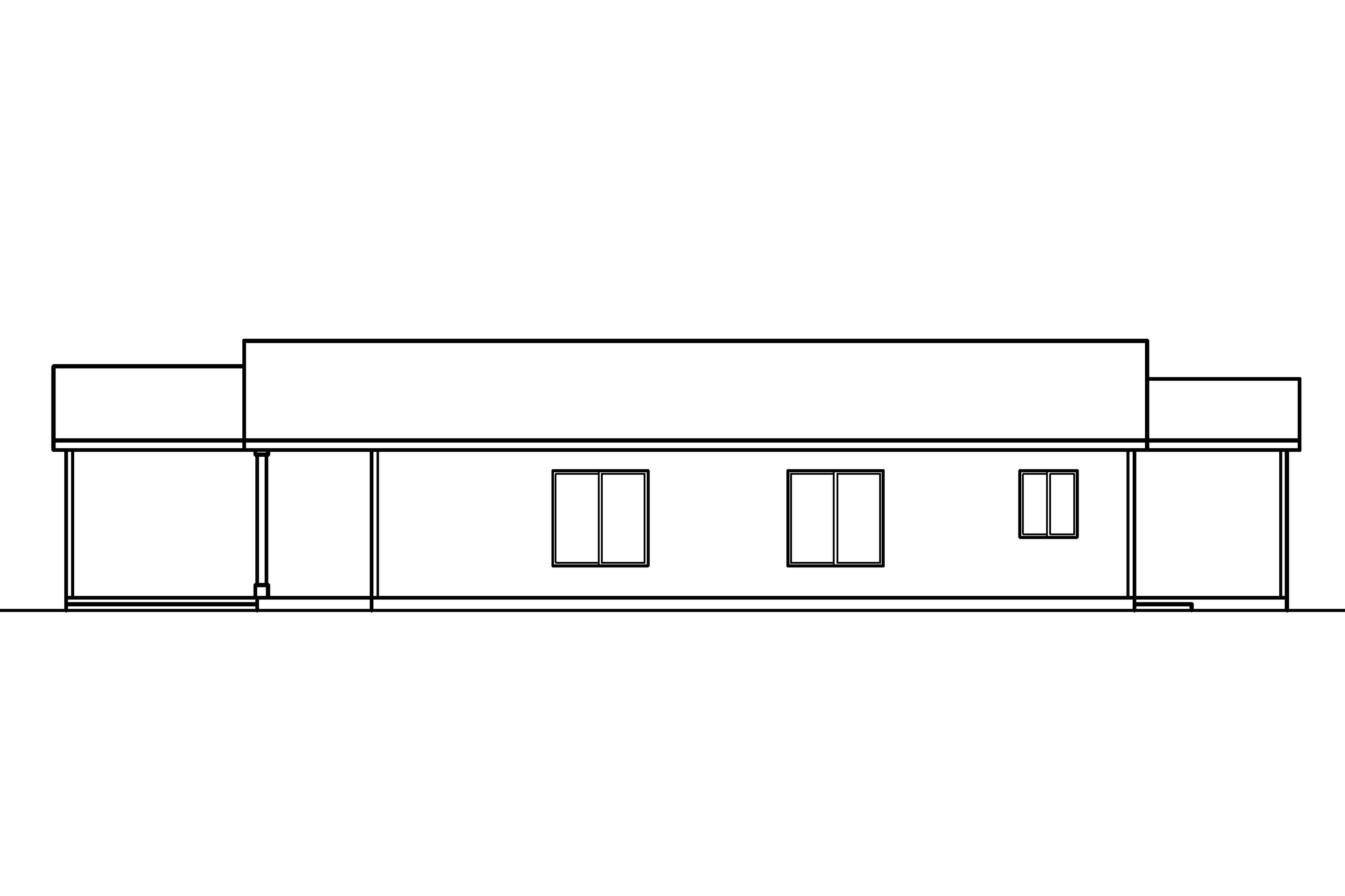 Home Plan Right Elevation of this 3-Bedroom,1237 Sq Ft Plan -108-1611