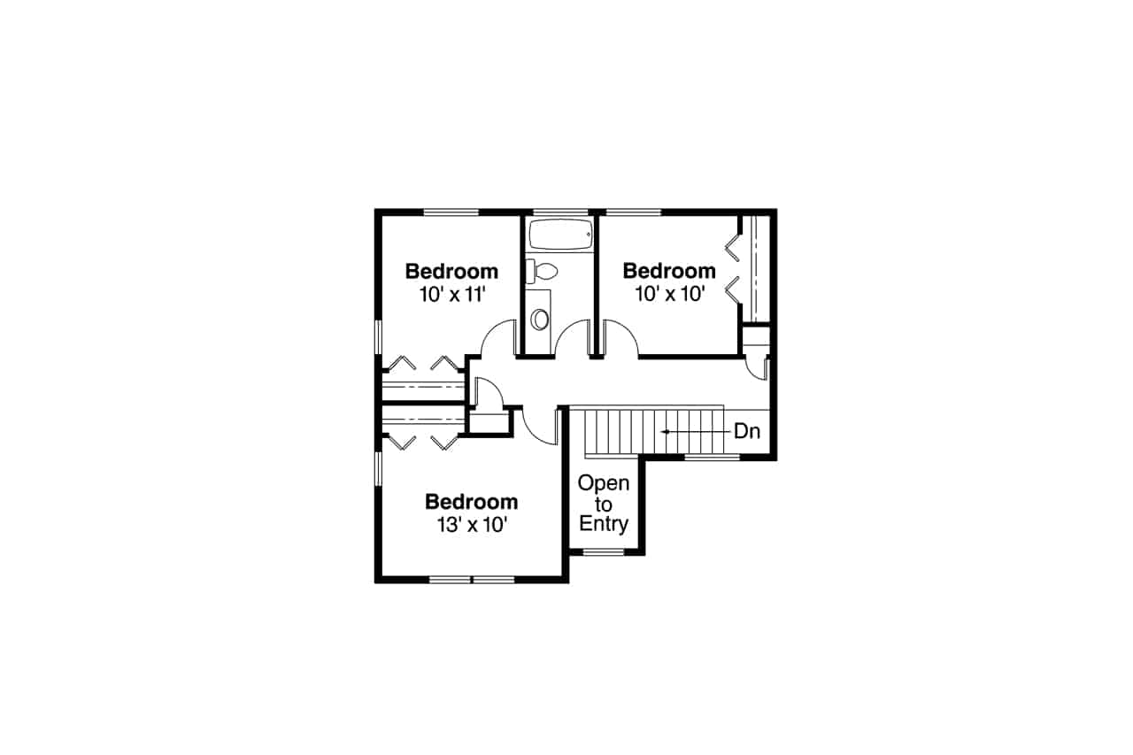 Upper Level of Country Plan #108-1645