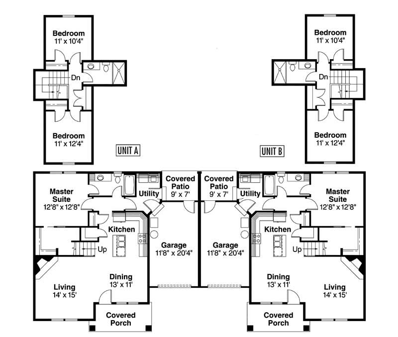 Floor Plan First Story of Country Plan #108-1669