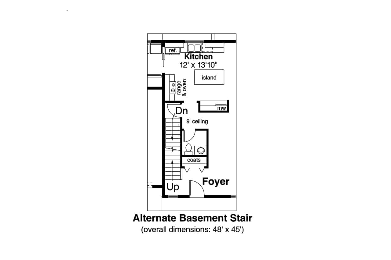Main Level of Coastal Plan #108-1681