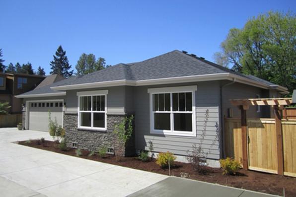 Front elevation of Ranch home (ThePlanCollection: House Plan #108-1718)
