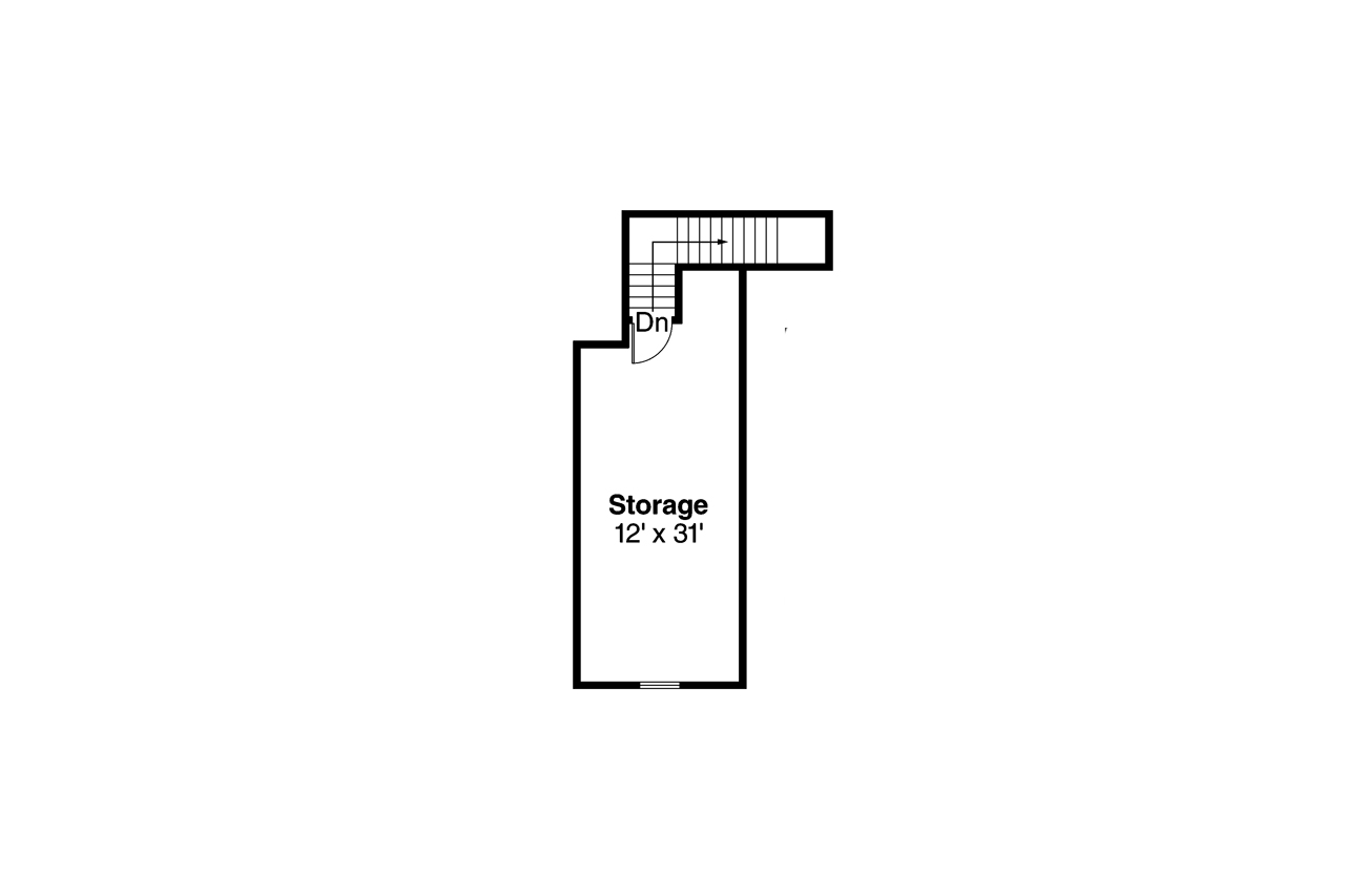 Floor Plan Bonus Room of Ranch Plan #108-1740