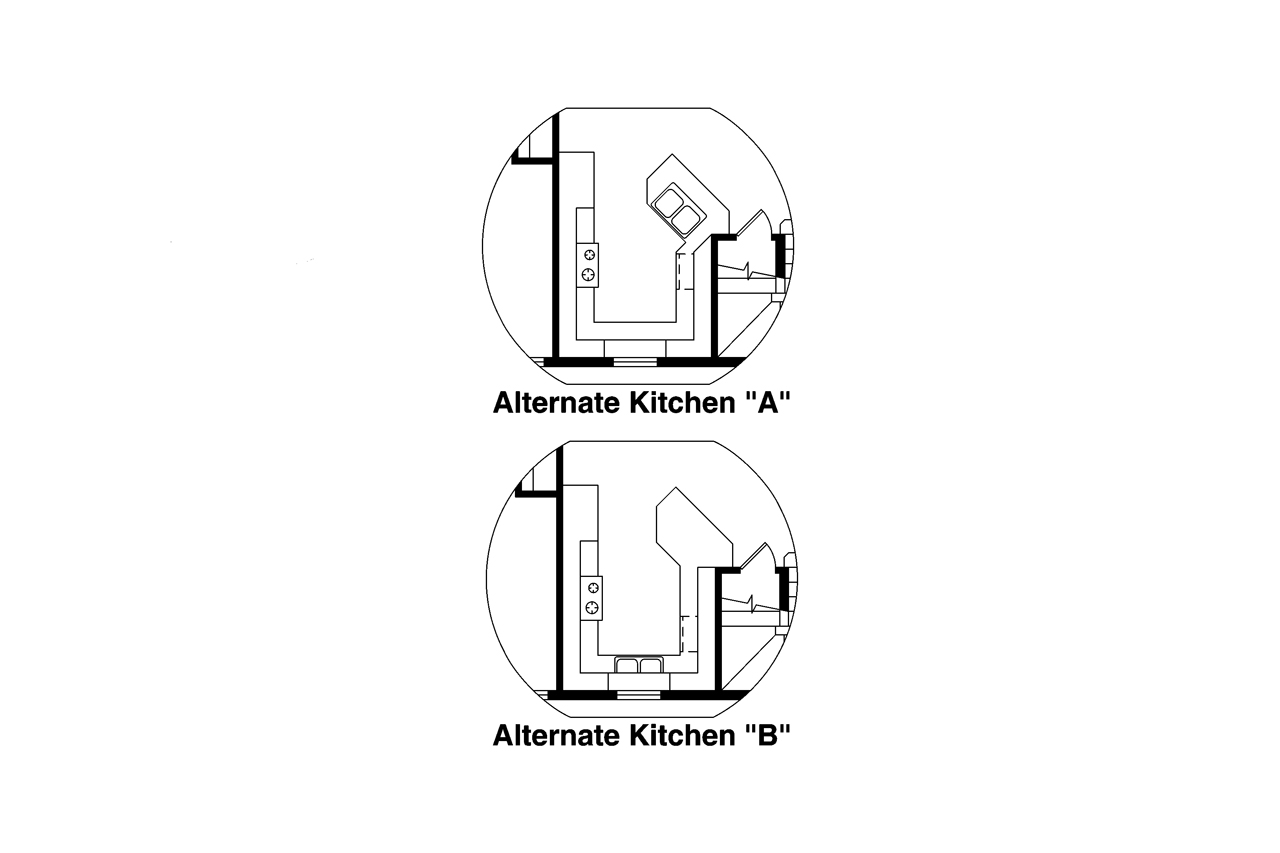 Floor Plan First Story of Contemporary Plan #108-1749