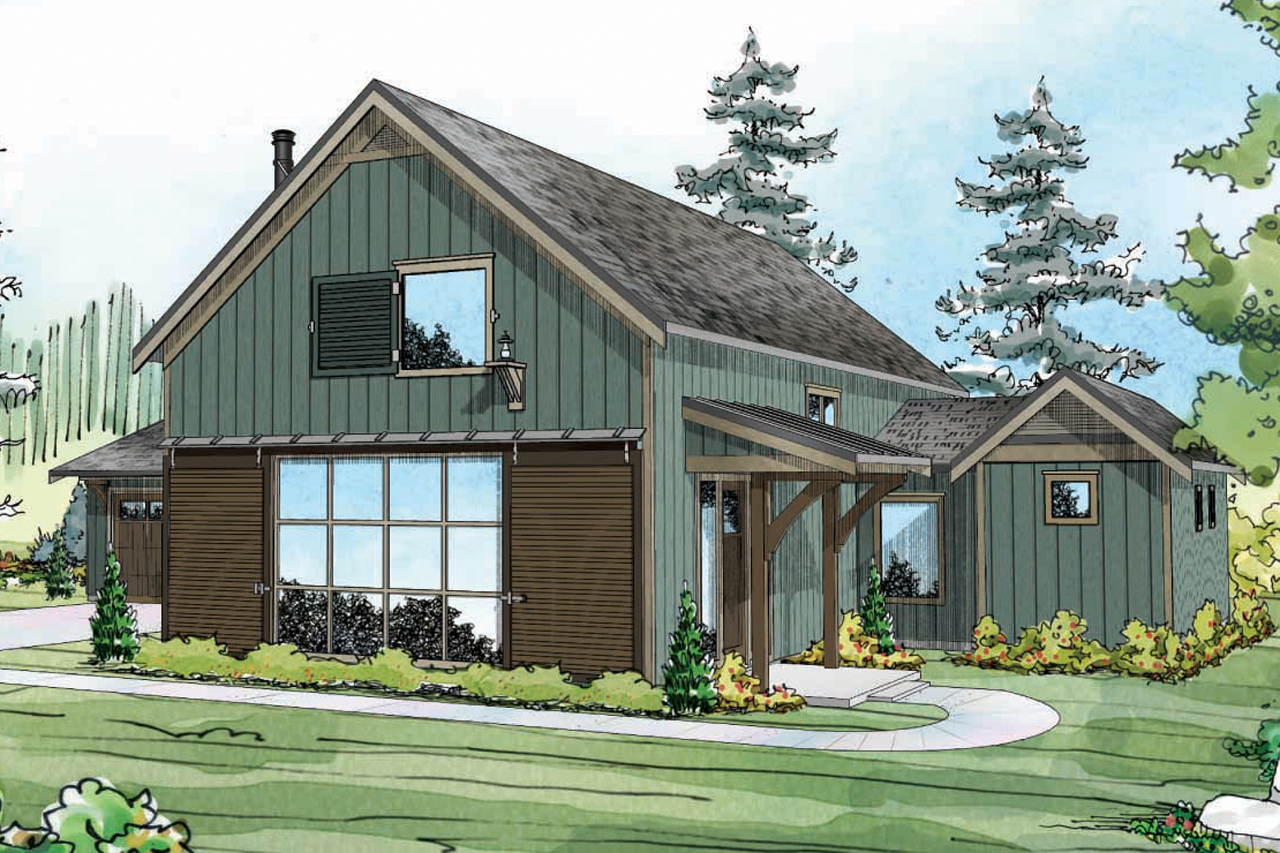 Front View of this 3-Bedroom, 2291 Sq Ft Plan - 108-1764