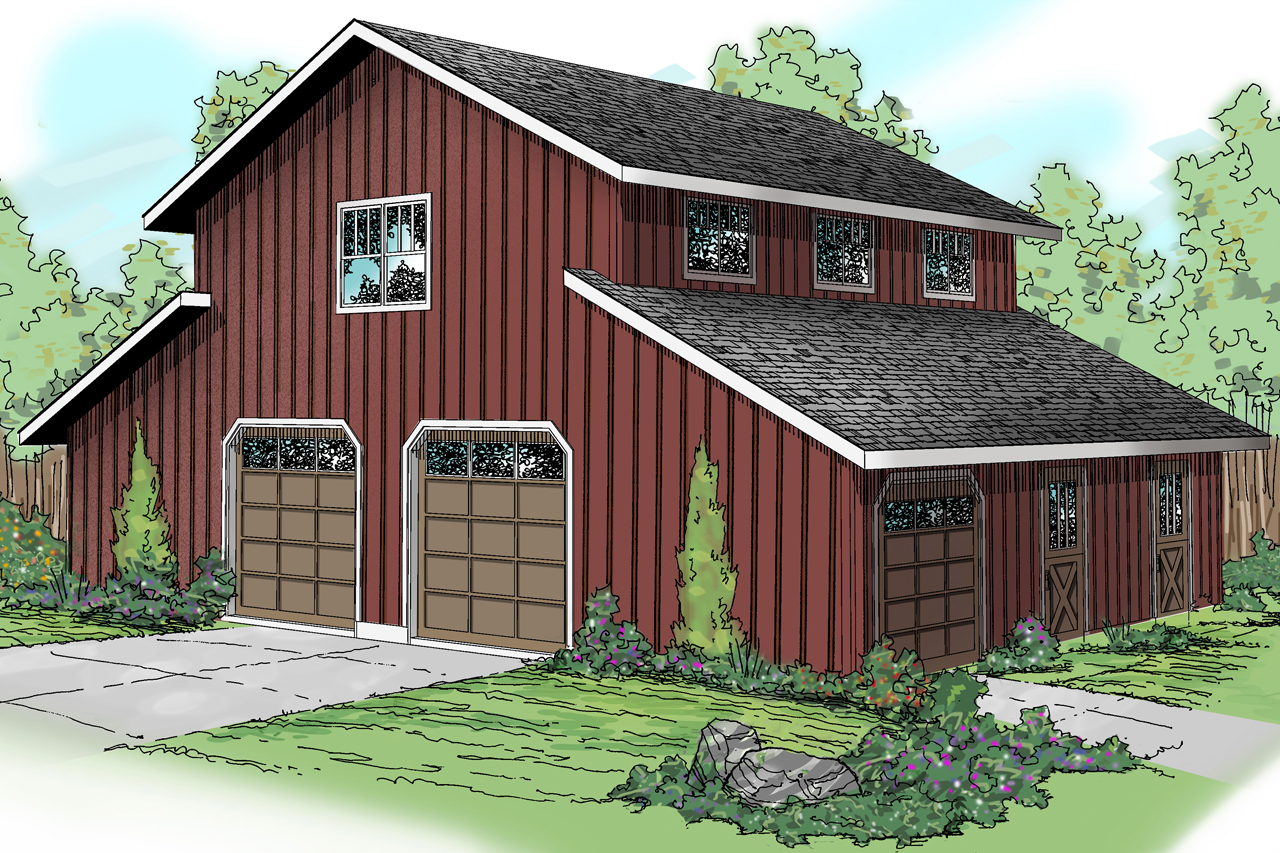 Front elevation of Country home (ThePlanCollection: House Plan #108-1767)