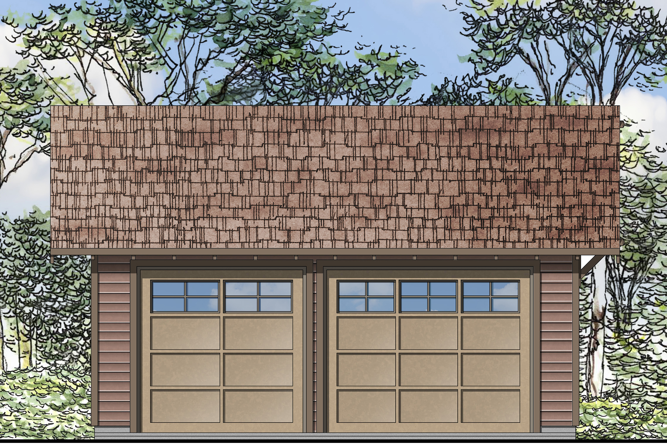 Front elevation of Country home (ThePlanCollection: House Plan #108-1772)