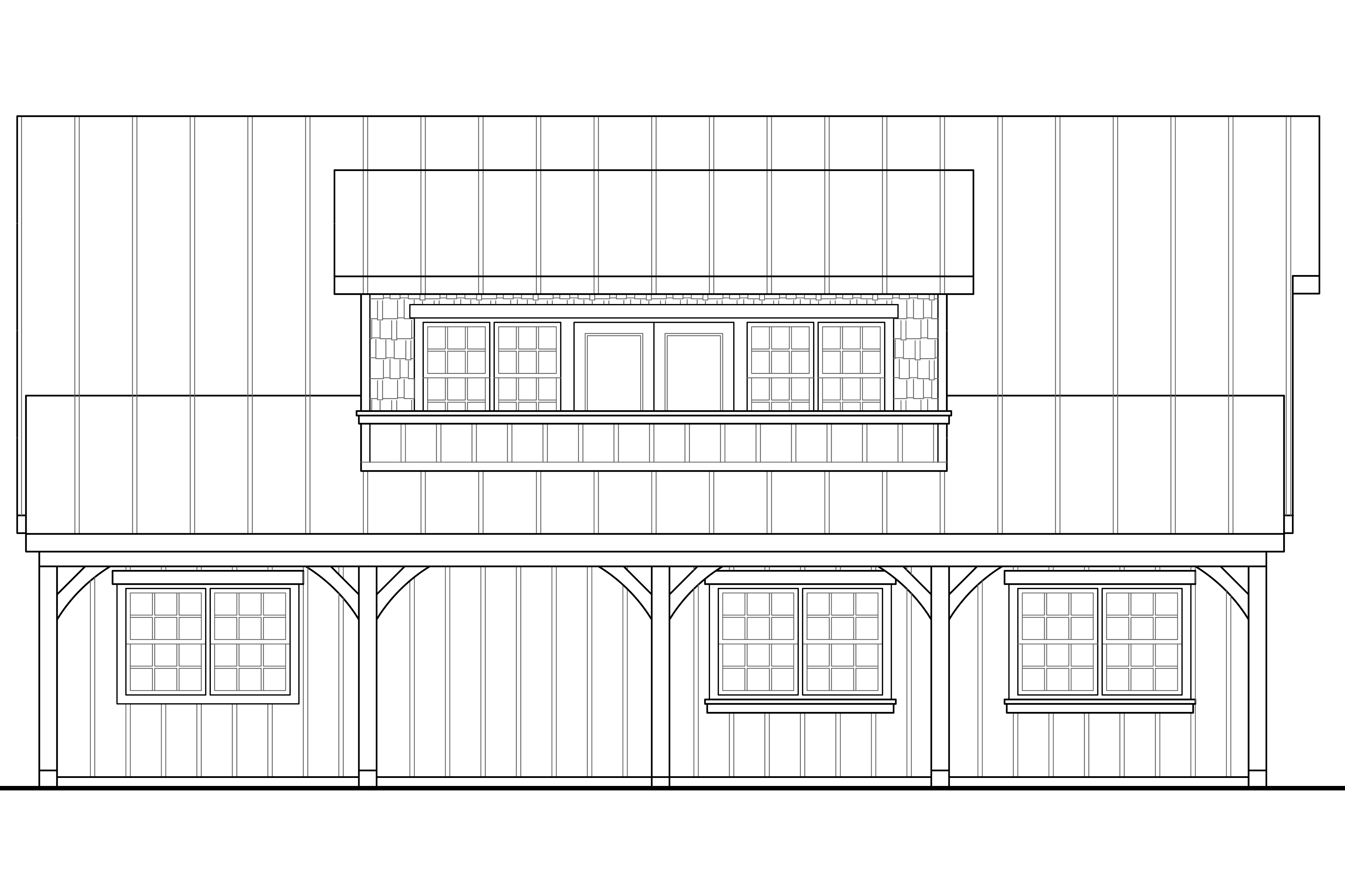 Home Plan Left Elevation of this 1-Bedroom,1573 Sq Ft Plan -108-1775